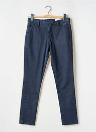 Pantalon chino tissage popeline taille normale bleu BA&SH femme
