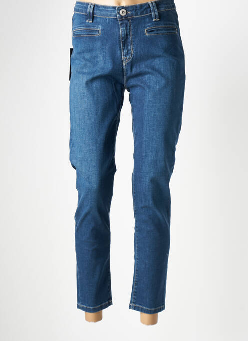Jeans coupe slim bleu DENIM STUDIO pour femme
