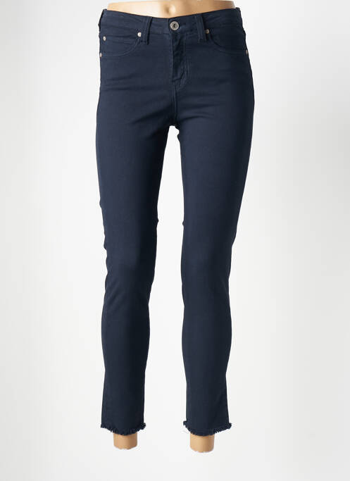 Pantalon 7/8 bleu DENIM STUDIO pour femme