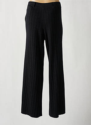 Pantalon large taille haute taille haute noir BA&SH femme