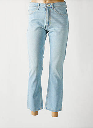 Jeans coupe droite stretch taille normale bleu ACQUAVERDE femme