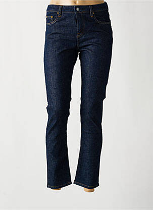 Jeans coupe droite stretch taille normale bleu ACQUAVERDE femme