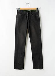 Jeans coupe droite stretch taille normale noir FIVE femme