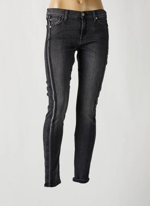 Jeans skinny taille normale taille normale gris 7 FOR ALL MANKIND femme