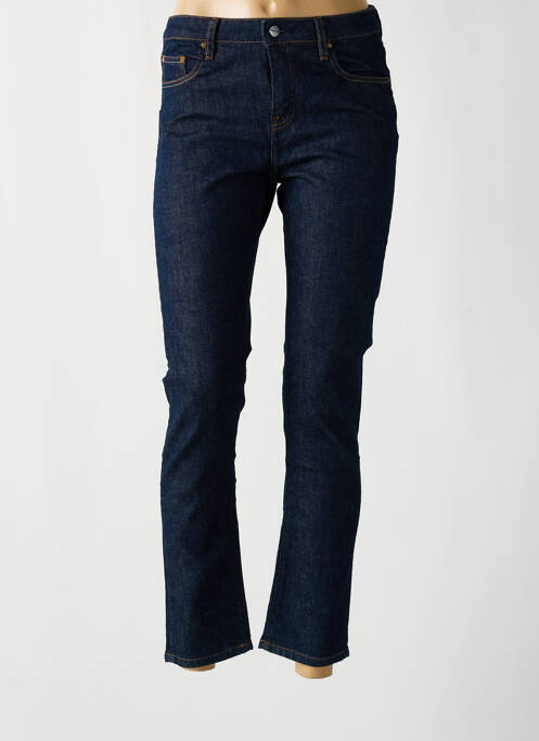Jeans coupe droite bleu ACQUAVERDE pour femme
