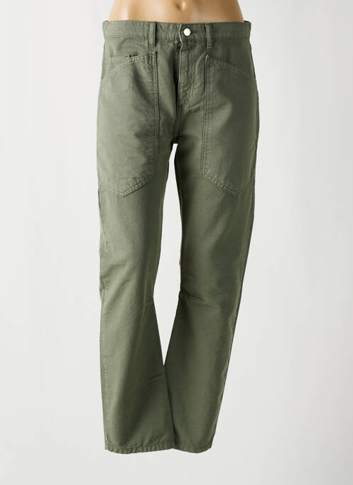 Pantalon droit vert ACQUAVERDE pour femme