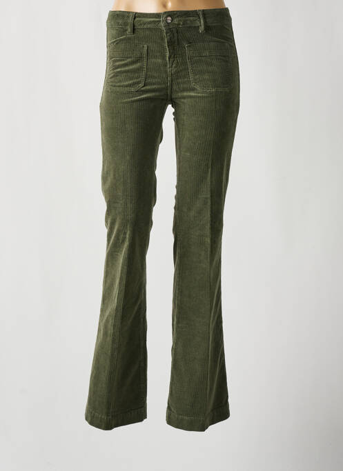 Pantalon flare vert ACQUAVERDE pour femme
