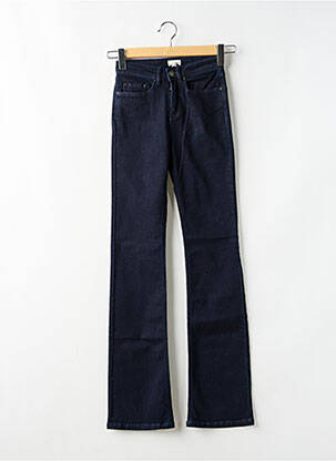 Jean coupe flare stretch taille haute bleu PABLO femme