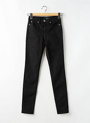 Jeans skinny taille haute taille haute noir DENIM STUDIO femme