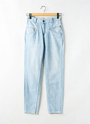 Jean coupe mom poches taille haute bleu FIVE femme