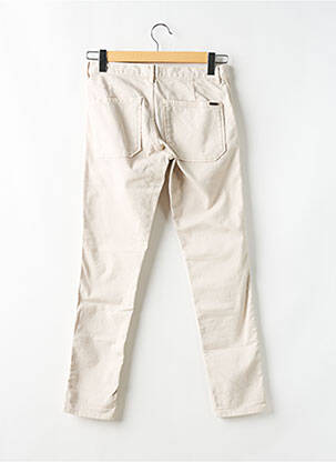 Jeans coupe slim stretch taille normale beige ACQUAVERDE femme