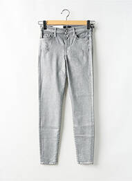 Jeans skinny taille normale taille normale argent 7 FOR ALL MANKIND femme