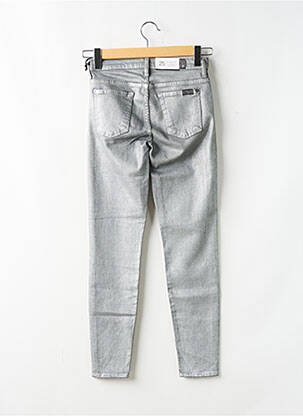 Jeans skinny taille normale taille normale argent 7 FOR ALL MANKIND femme
