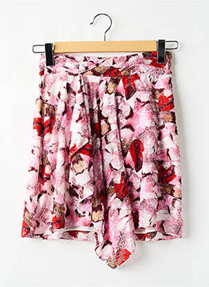Jupe courte taille haute rose IRO femme