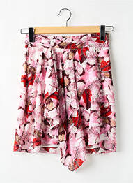 Jupe courte taille haute rose IRO femme