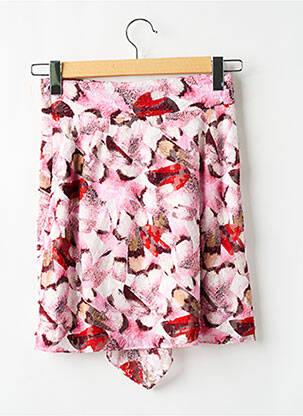 Jupe courte taille haute rose IRO femme
