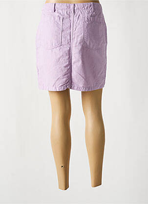 Jupe courte poches violet HARTFORD femme