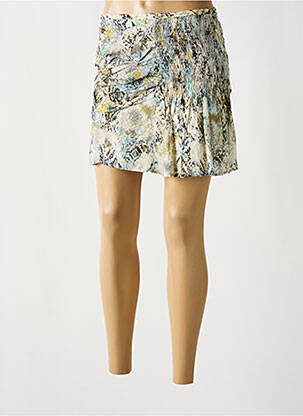 Jupe courte coupe évasée beige IRO femme