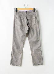 Jeans coupe droite gris PABLO pour femme seconde vue