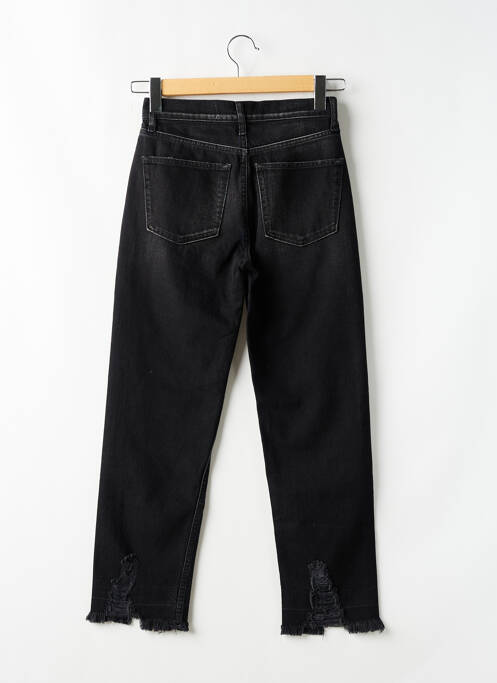 Jeans coupe droite taille haute taille haute noir IRO femme