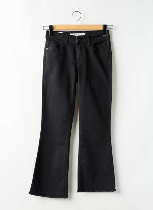 Jean coupe flare noir FIVE pour femme