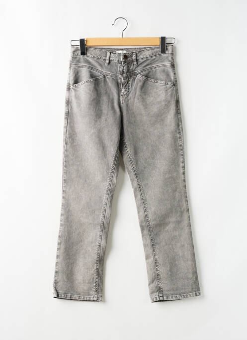 Jeans coupe droite gris PABLO pour femme