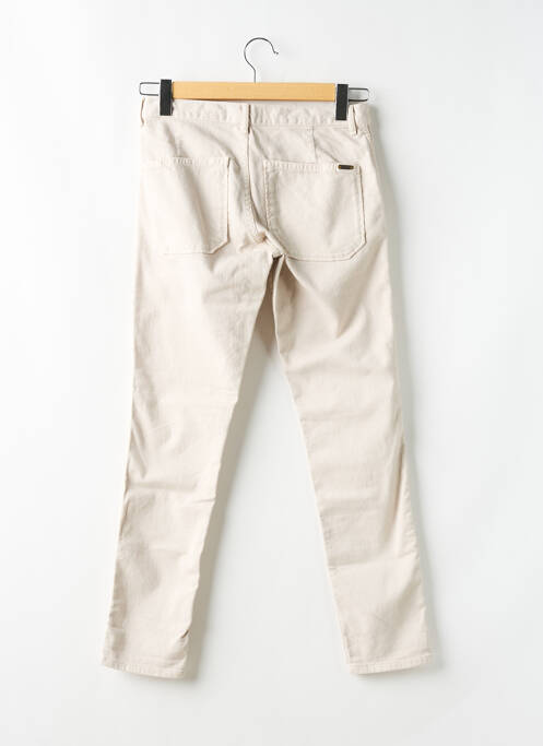 Jeans coupe slim beige ACQUAVERDE pour femme