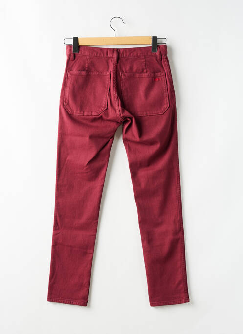 Jeans coupe slim rouge BA&SH pour femme