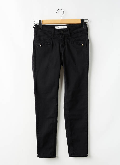 Pantalon slim noir FIVE pour femme