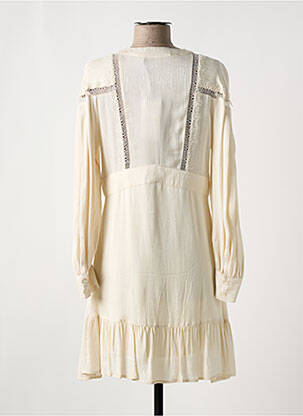 Robe courte coupe évasée manches longues beige IRO femme