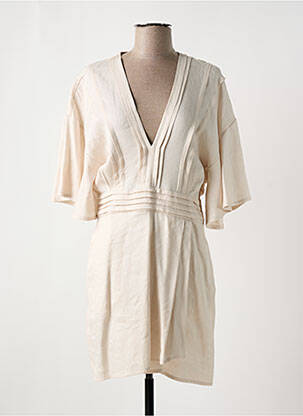 Robe courte manches 3/4 manches 3/4 rose IRO femme