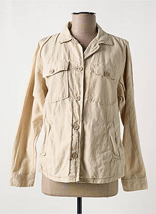 Veste casual col tailleur beige HARTFORD femme