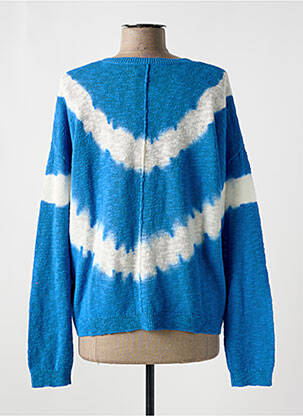 Gilet manches longues resserrée sur le bas bleu HARTFORD femme