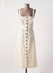 Robe mi-longue beige BA&SH pour femme seconde vue