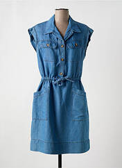 Robe mi-longue bleu PABLO pour femme seconde vue