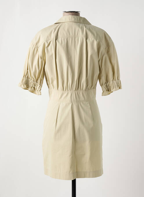 Robe courte manches courtes manches courtes beige BA&SH femme