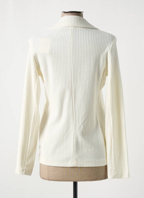 Blazer poches blanc MAJESTIC FILATURES femme