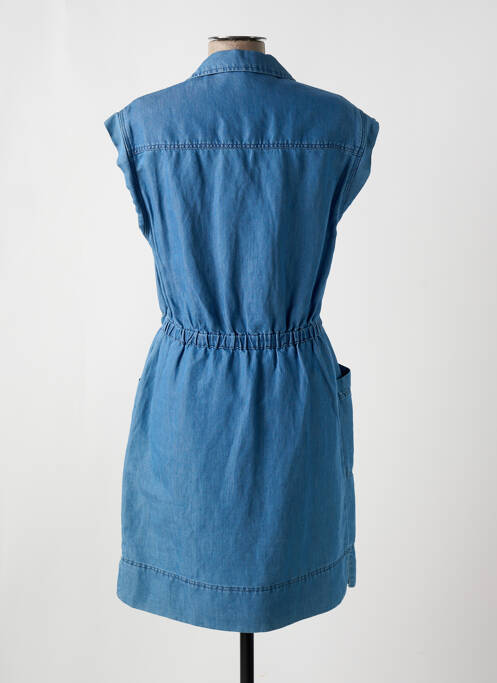 Robe mi-longue bleu PABLO pour femme