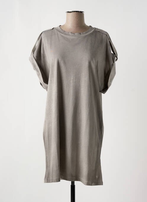 Robe mi-longue gris NOTSHY pour femme