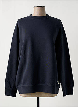 Sweat-shirt manches longues manches longues bleu RAGDOLL femme