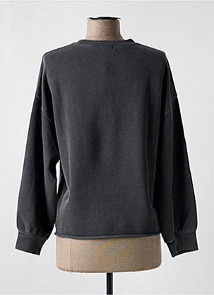 Sweat-shirt sérigraphie manches longues gris RAILS femme