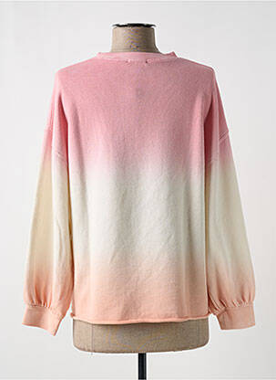 Sweat-shirt sérigraphie manches longues rose RAILS femme