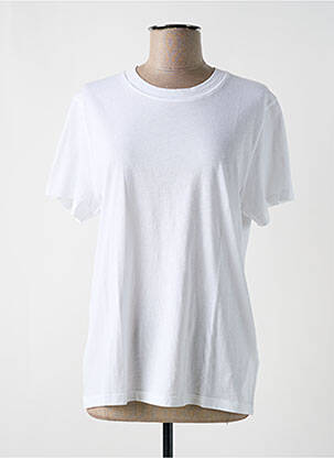 T-shirt coupe droite manches courtes blanc IRO femme