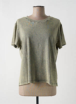 T-shirt imprimé fantaisie manches courtes gris RAILS femme