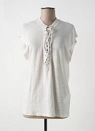 Top manches courtes manches courtes gris IRO femme