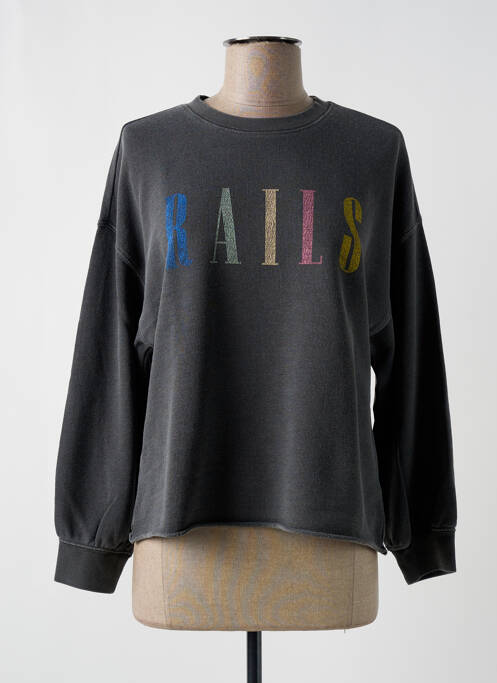 Sweat-shirt gris RAILS pour femme