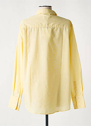 Chemisier coupe droite manches longues jaune INES DE LA FRESSANGE femme