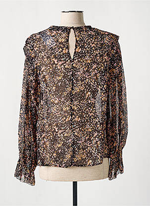 Blouse légère et transparente manches longues noir IRO femme