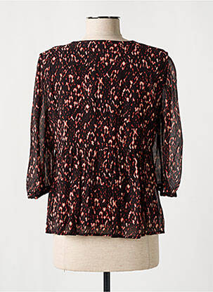 Chemisier tissage crêpe manches 3/4 noir BA&SH femme