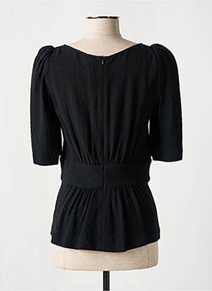 Blouse col rond manches courtes noir BA&SH femme